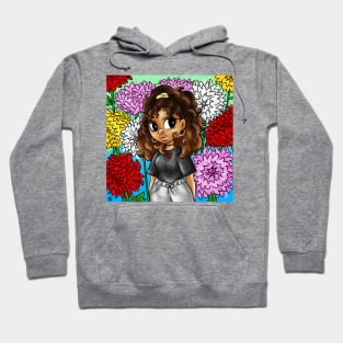 Aliyah Art Chrysanthemums Hoodie